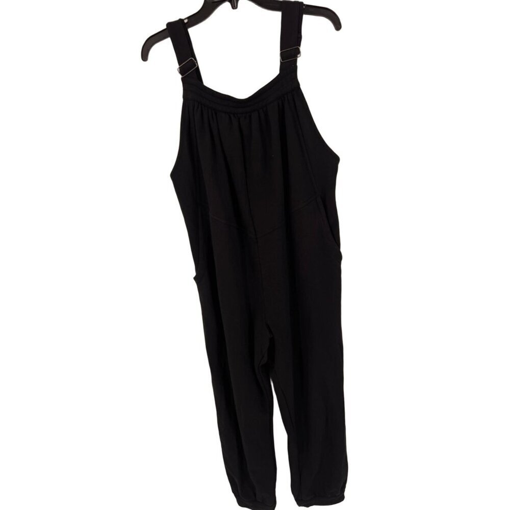 Bobi Los Angelos Womens Cotton Jumpsuit Overalls Size Small Black Loungewear